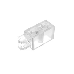 GOBRICKS GDS-1094 Hinge Brick 1 x 2 Locking with 2 Fingers Horizontal End, 9 Teeth - YWOBB