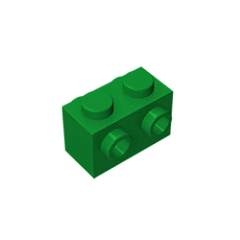 GOBRICKS GDS-648 Modified 1 x 2 with Studs on 2 Sides - YWOBB