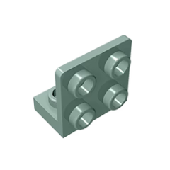 GOBRICKS GDS-642 Bracket 1 x 2 - 2 x 2 Inverted - YWOBB