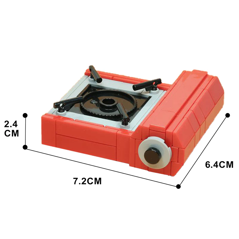 GOBRICKS MOC 31210 Cassette Furnace - YWOBB