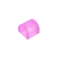 GOBRICKS GDS-M255	Slope Curved 1 x 1 x 2/3 Double - YWOBB