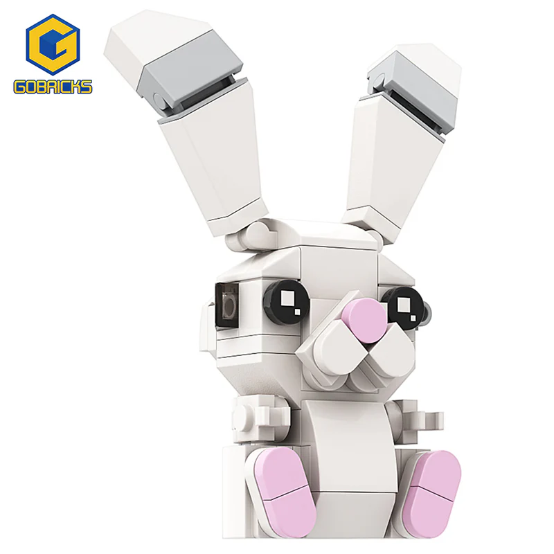 GOBRICKS MOC A0161Y01 Moon Rabbit Doll - YWOBB