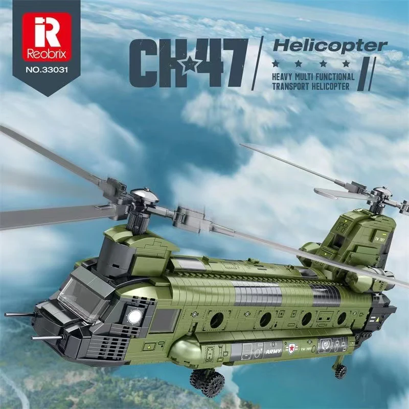 Reobrix 33031 CH-47 Transport Helicopter Chinook - YWOBB