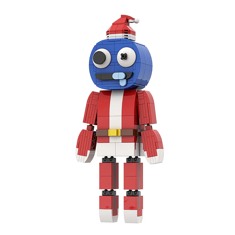 GOBRICKS MOC A0196 RainbowFriends Christmas style-Blue - YWOBB
