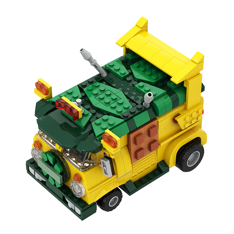 GOBRICKS MOC 125660 Turtle Van Party Wagon TMNT - YWOBB