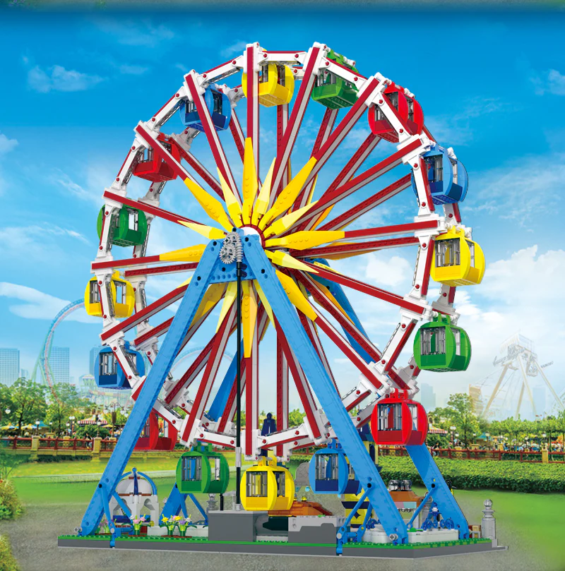 Mould King 11006 Ferris Wheel with Lights - YWOBB