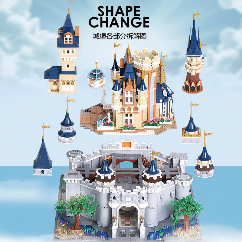 Mould King 13132 Disney Castle - YWOBB