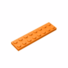 GOBRICKS GDS-513 Plate 2 x 8 - YWOBB