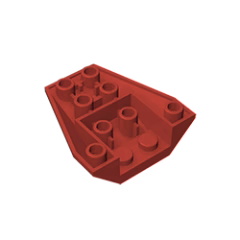 GOBRICKS GDS-1124 Wedge 4 x 4 Triple Inverted with Connections between 2 Studs - YWOBB