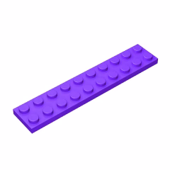 GOBRICKS GDS-514 Plate 2 x 10 - YWOBB