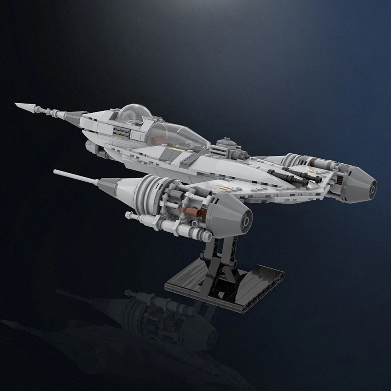 GOBRICKS MOC 99914 The Mandalorian n-1 fighter - YWOBB