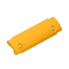 GOBRICKS GDS-1010 Panel Curved 11 x 3 with 2 Pin Holes through Panel Surface - YWOBB