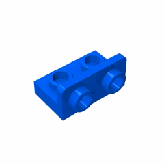 GOBRICKS GDS-643 Bracket 1 x 2 - 1 x 2 Inverted - YWOBB