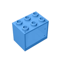 GOBRICKS GDS-1299 Cupboard 2 x 3 x 2 - Hollow Studs - YWOBB
