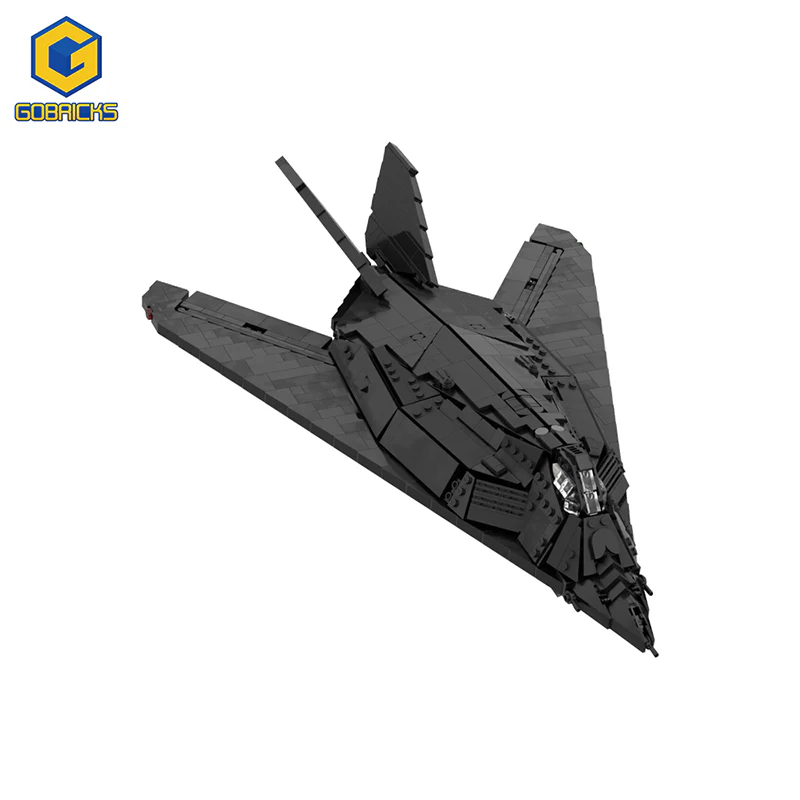 GOBRICKS MOC 96820 F-117 Nighthawk - YWOBB