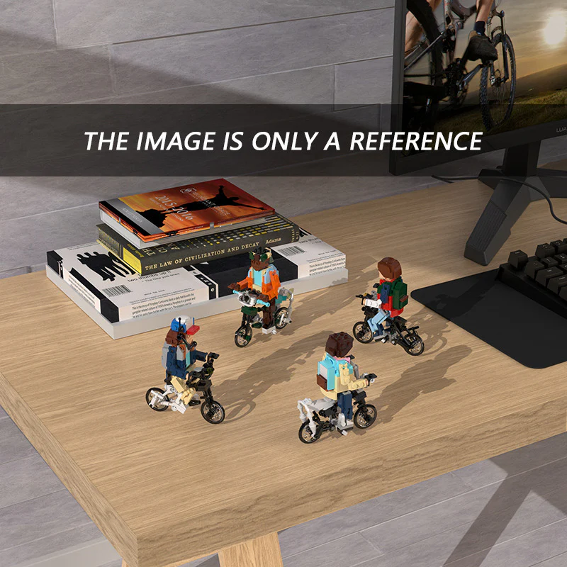 MOC C7367 Stranger Things Minifigure Bike - YWOBB