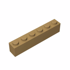 GOBRICKS GDS-535 Brick 1 x 6 - YWOBB