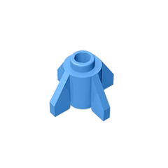 GOBRICKS GDS-1153 Round 1 x 1 with Fins - YWOBB