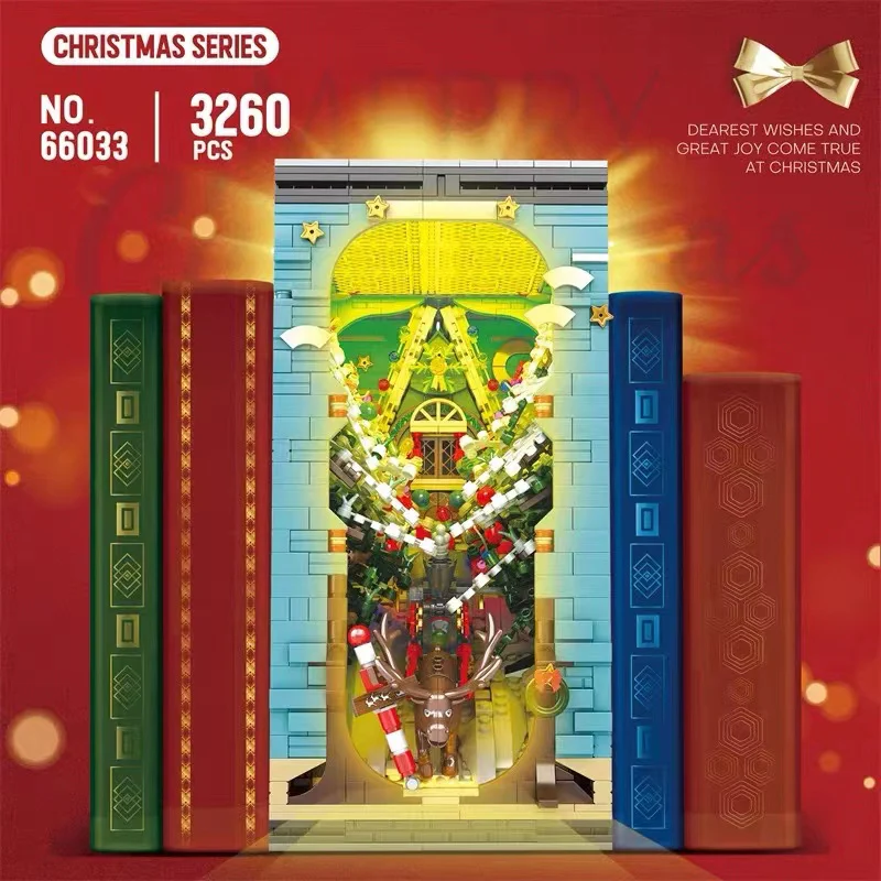 Reobrix 66033 Merry Christmas BOOK NOOK - YWOBB