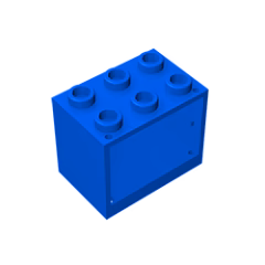 GOBRICKS GDS-1299 Cupboard 2 x 3 x 2 - Hollow Studs - YWOBB