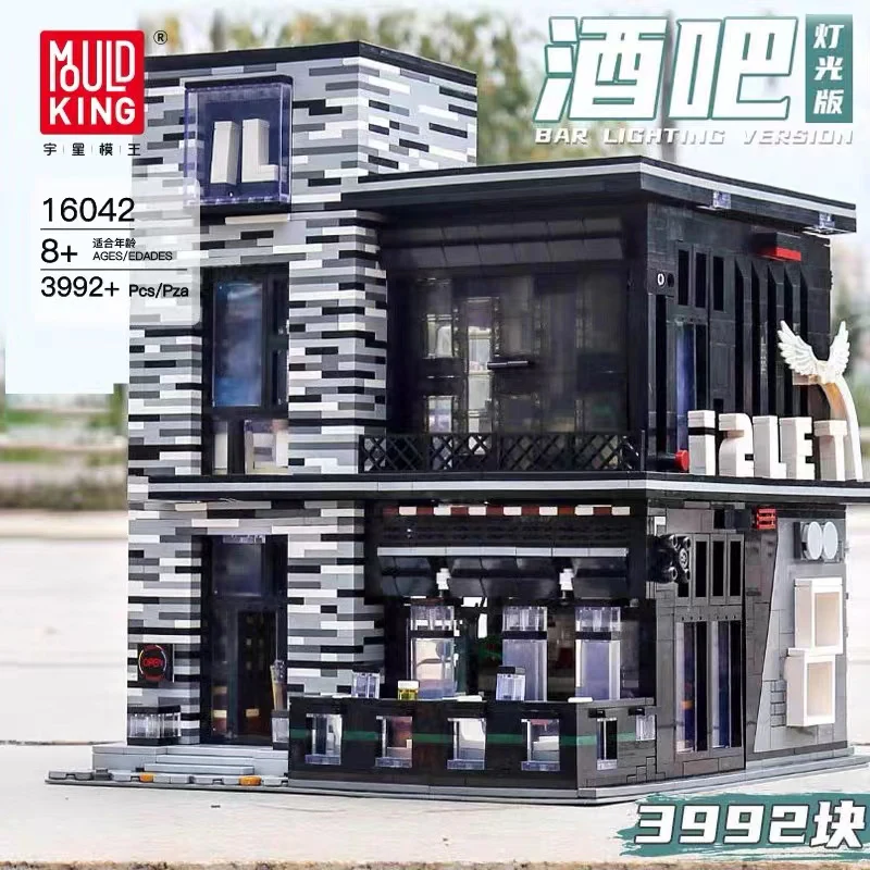 Mould King 16042 the Bar with lights OVP EU Warehouse Version - YWOBB