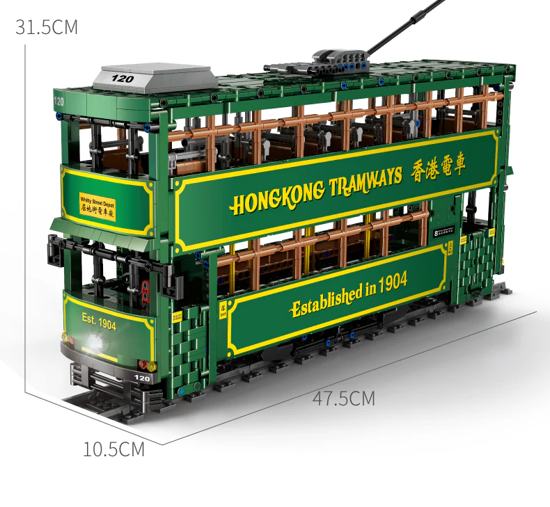 Mould King KB120 Hong Kong Tramways - YWOBB