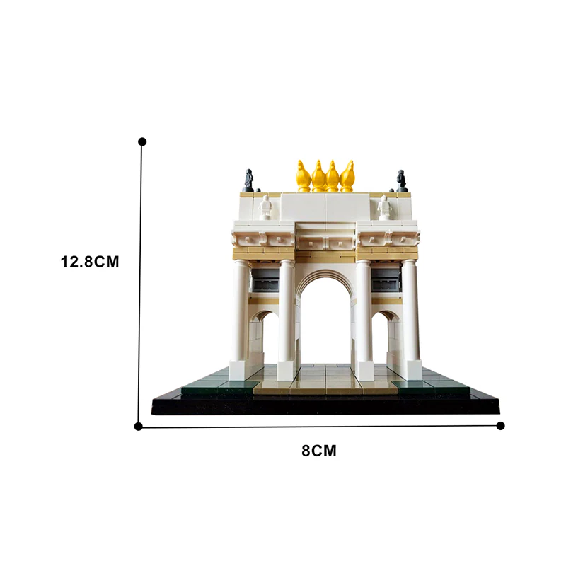 GOBRICKS MOC 48606 Arco della Pace - YWOBB