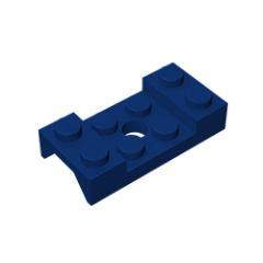 GOBRICKS GDS-1064 Mudguard 2 x 4 with Arch Studded with Hole - YWOBB
