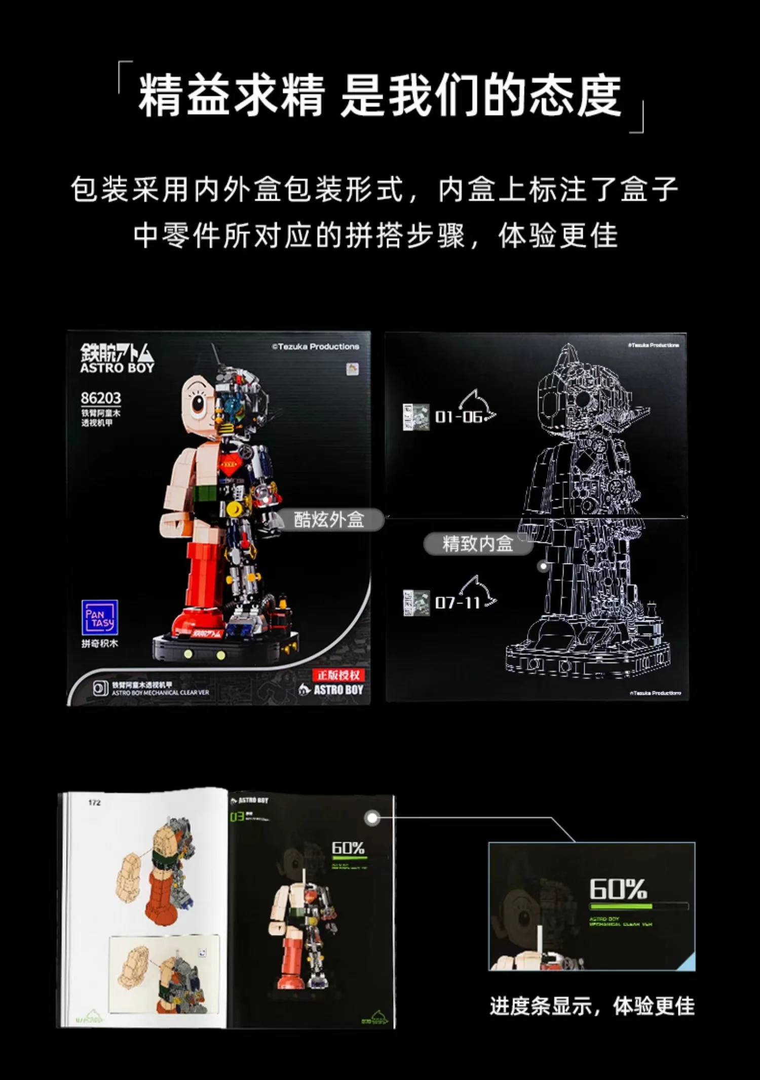 PANTASY 86203HY Astro Boy Series Mechanical Clear Version - YWOBB