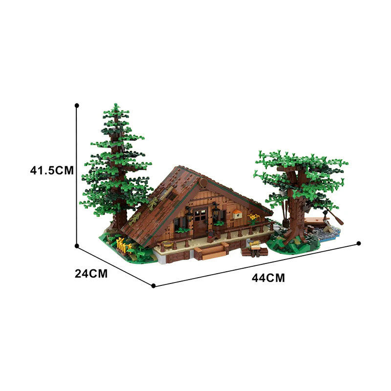 GOBRICKS MOC 143807 Forest Cabin - YWOBB