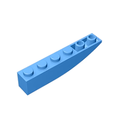 GOBRICKS GDS-739 Curved 6 x 1 Inverted - YWOBB