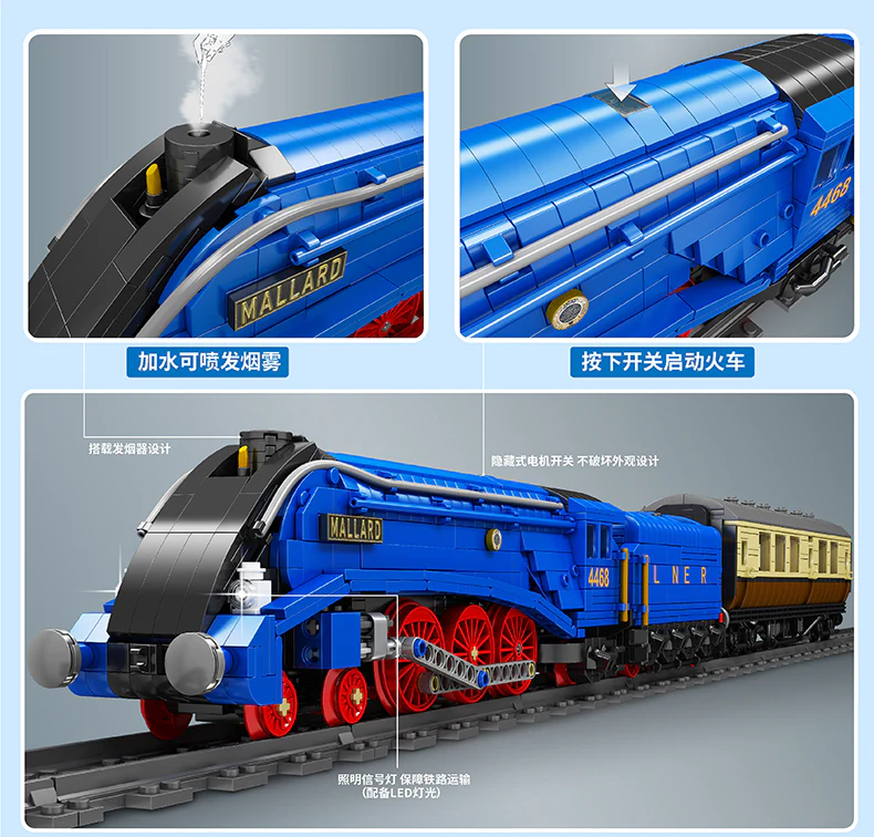 Mould King 12006 RC Class A4 Pacifics Mallard - YWOBB