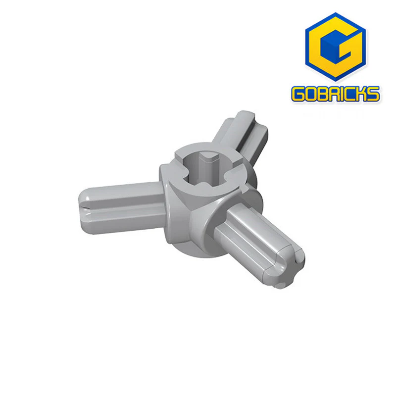 GOBRICKS GDS-933 Axle Connector Hub with 3 Axles - YWOBB