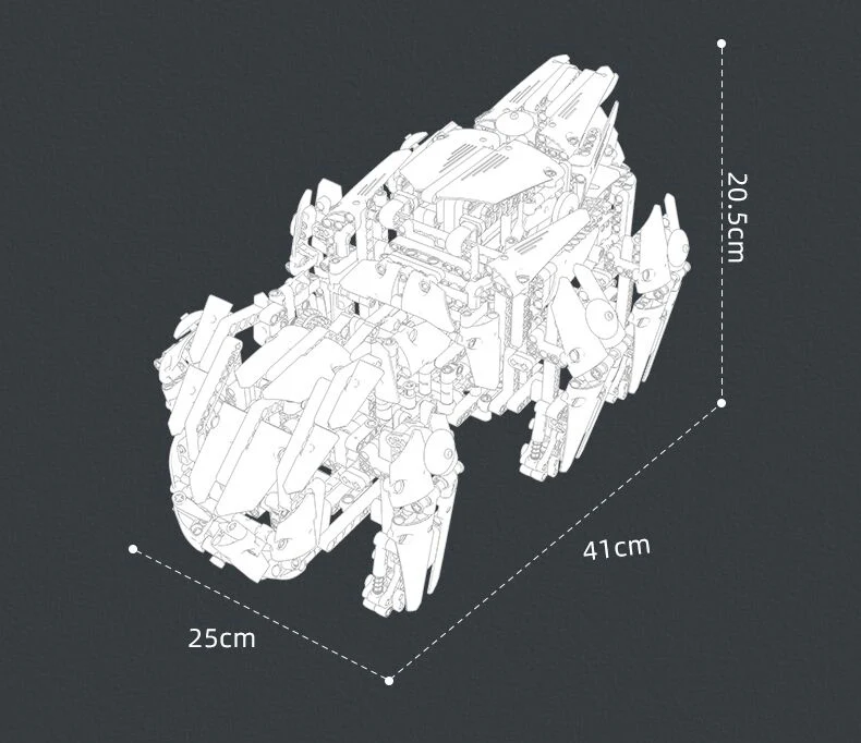 Mould King 20005  Walking Tank MK-HEXA - YWOBB