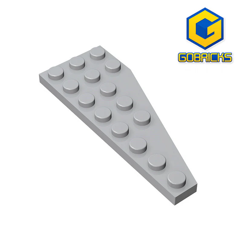GOBRICKS GDS-552 Plate 8 x 3 Left - YWOBB