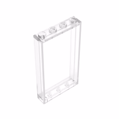 GOBRICKS GDS-874 Frame 1 x 4 x 6 with 2 Holes on Top and Bottom - YWOBB