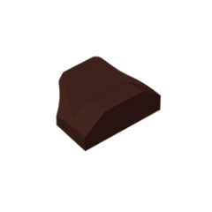 GOBRICKS GDS-1507 Curved 1 x 2 x 2/3 Wing End - YWOBB