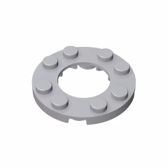 GOBRICKS GDS-842  Round 4 x 4 with 2 x 2 Round Open Center - YWOBB