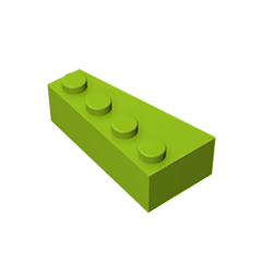 GOBRICKS GDS-593 Wedge 4 x 2 Right - YWOBB