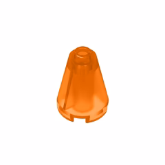 GOBRICKS GDS-746 Cone 2 x 2 x 2 - Open Stud - YWOBB