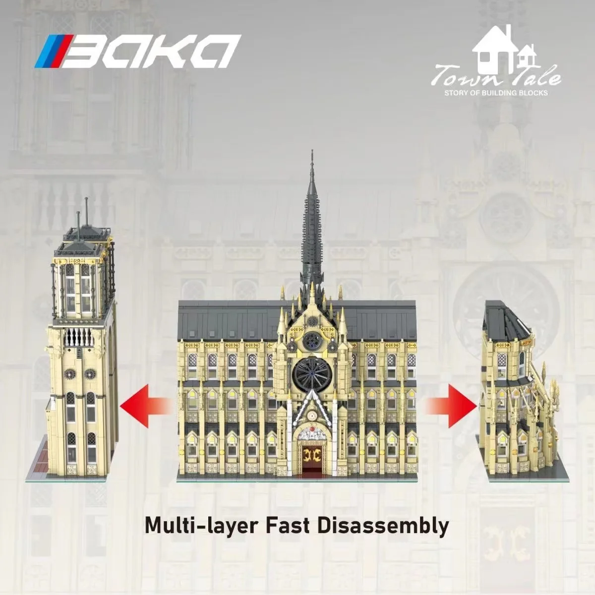 BAKA 33213 Notre Dame de Paris OVP EU Warehouse Version - YWOBB