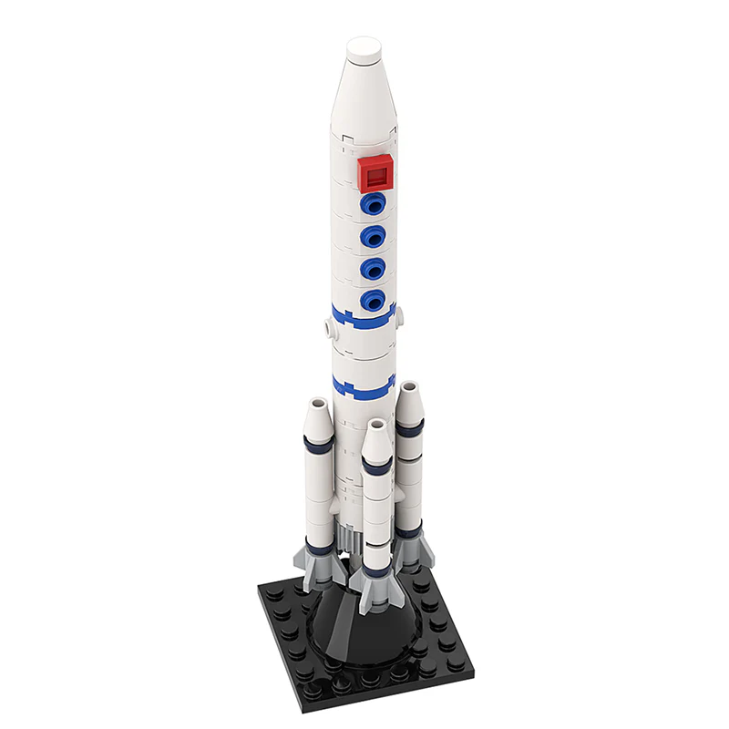 GOBRICKS MOC A0158 Long March rocket - YWOBB