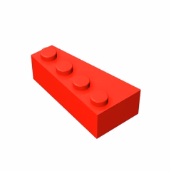 GOBRICKS GDS-593 Wedge 4 x 2 Right - YWOBB
