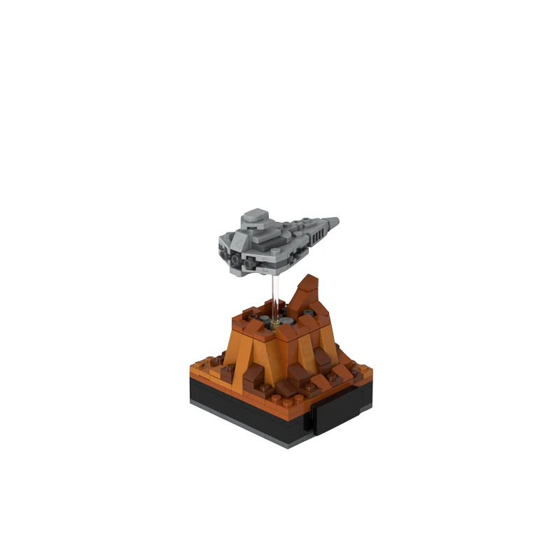 GOBRICKS MOC 149059 Ano Size JEDHA City Desktop Version : Rogue One - YWOBB