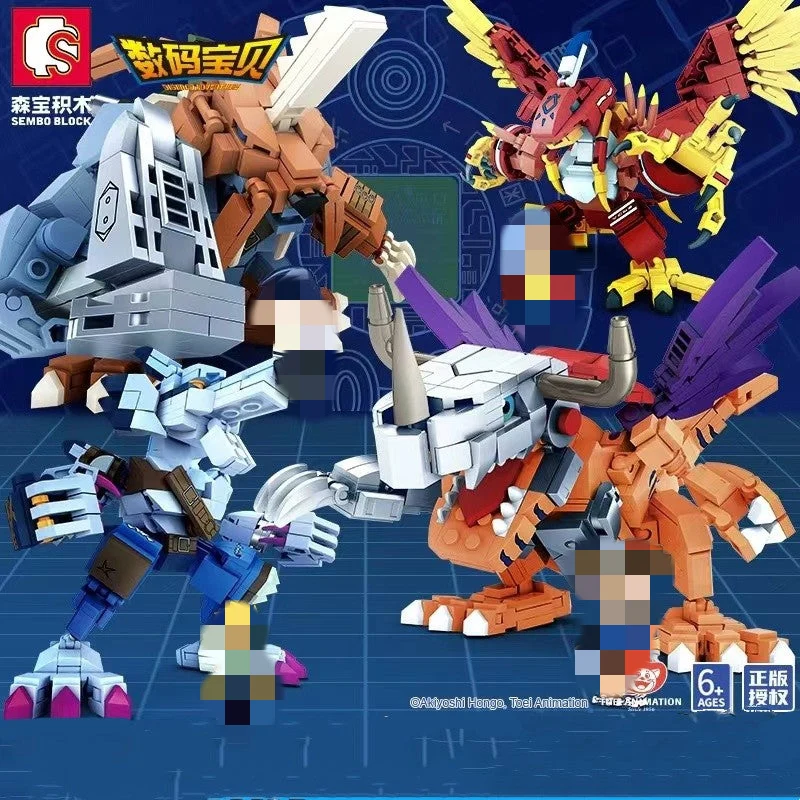 SEMBO 609317 - 609320 Digimon Adventure - YWOBB