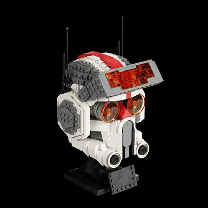 GOBRICKS MOC 142590 Bad Batch Helmet - TECH - YWOBB