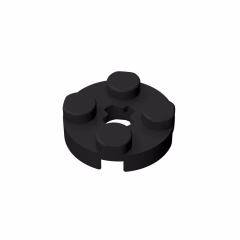 GOBRICKS GDS-609 Plate Round 2 x 2 with Axle Hole - YWOBB