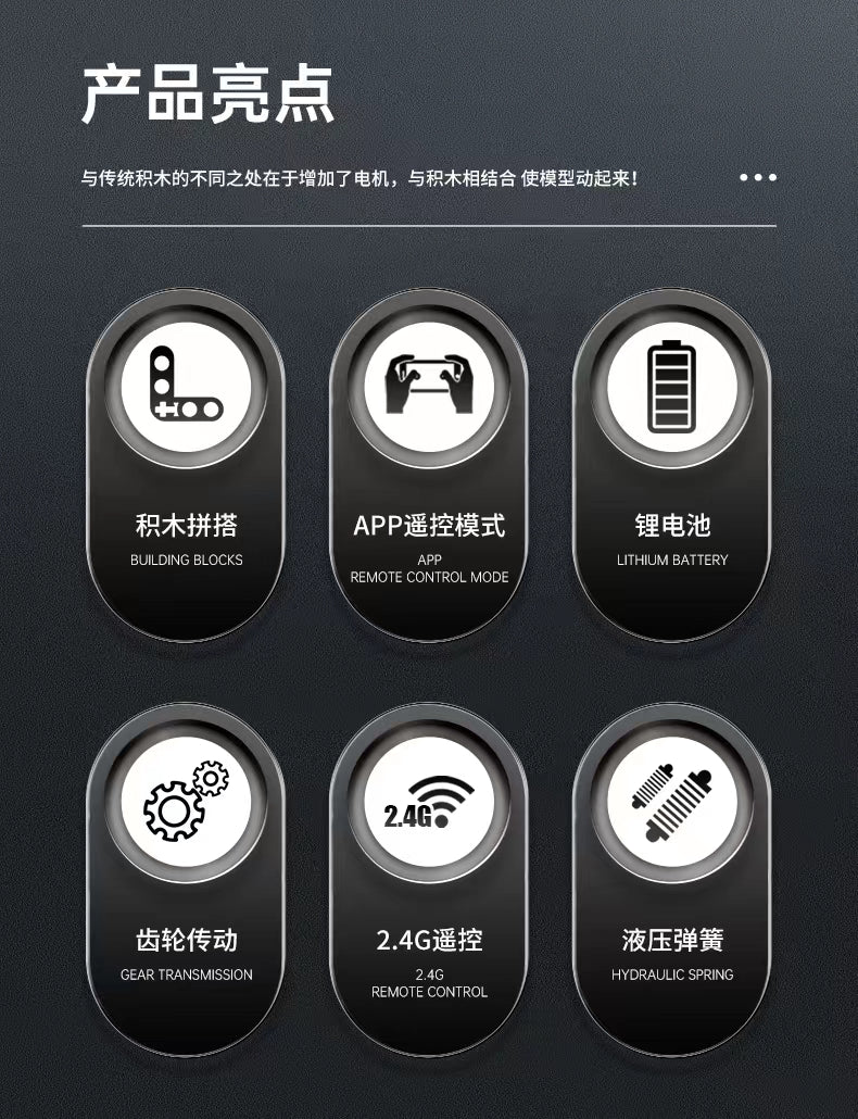 Mould King 20002 RC Bridge Tank - YWOBB