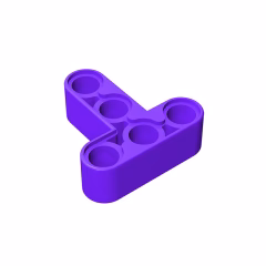 GOBRICKS GDS-670 Modified T-Shape Thick 3 x 3 - YWOBB
