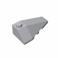 GOBRICKS GDS-754 Wedge 4 x 2 Triple Right - YWOBB